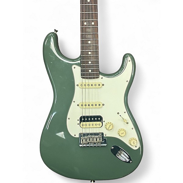 Used Fender American Professional Stratocaster HSS Shawbucker antique olive Solid Body Electric Guitar