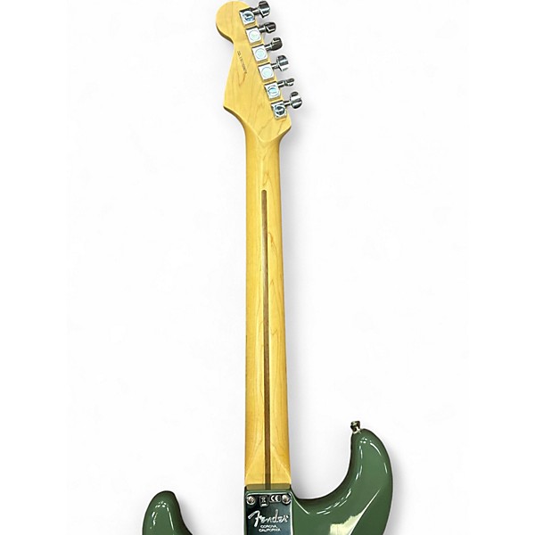 Used Fender American Professional Stratocaster HSS Shawbucker antique olive Solid Body Electric Guitar