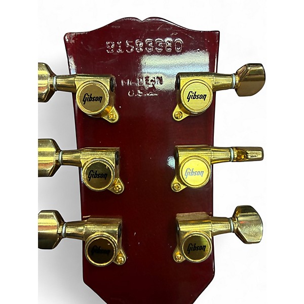 Vintage 1993 Gibson LES PAUL Dark Cherry Burst Solid Body Electric Guitar