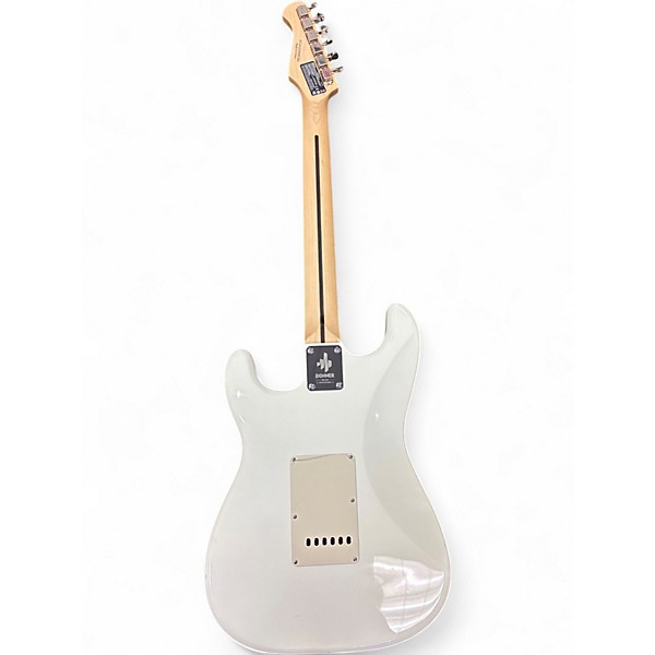 Used Donner Seeker White Solid Body Electric Guitar