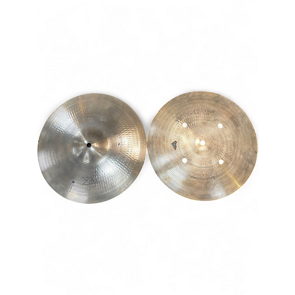 Used Zildjian 13in Quick Beat Hi Hat Pair Cymbal