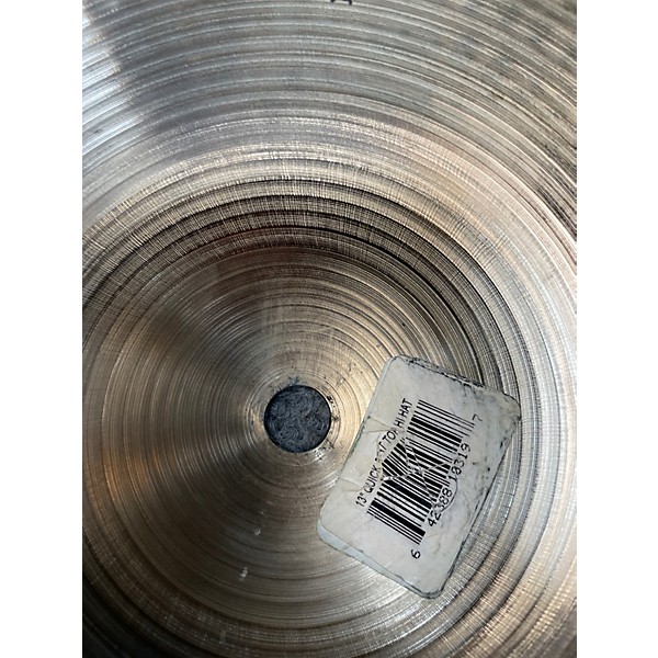 Used Zildjian 13in Quick Beat Hi Hat Pair Cymbal
