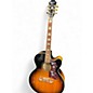 Used Epiphone EJ200SCE Vintage Sunburst Acoustic Electric Guitar thumbnail