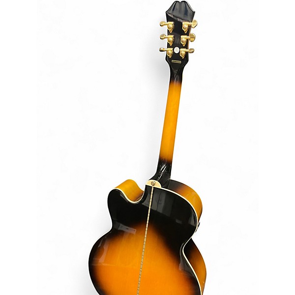 Used Epiphone EJ200SCE Vintage Sunburst Acoustic Electric Guitar