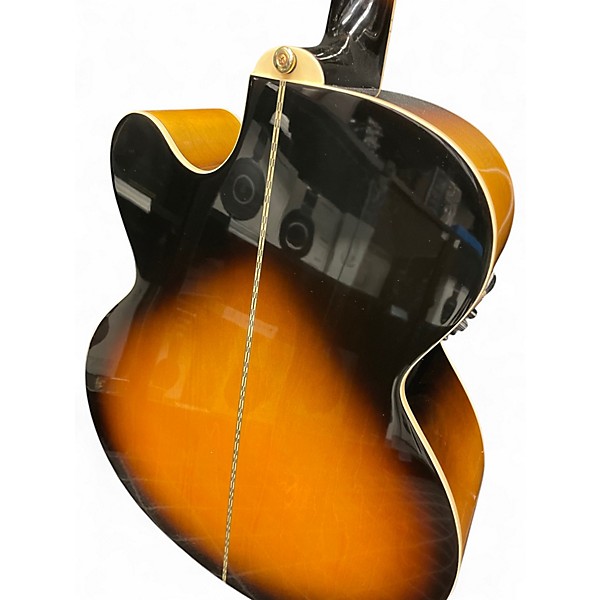 Used Epiphone EJ200SCE Vintage Sunburst Acoustic Electric Guitar