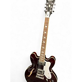 Used Epiphone NOEL GALLAGHER RIVIERA DARK WINE RED Hollow Body Electric Guitar