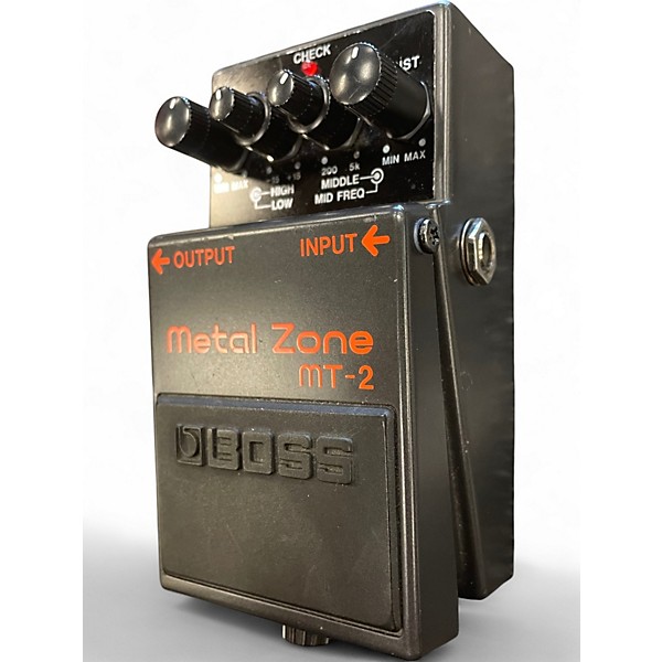 Used BOSS MT2 Metal Zone Distortion Effect Pedal