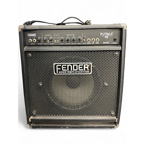 Used Fender Rumble 75 75W 1x12 Bass Combo Amp