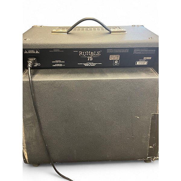 Used Fender Rumble 75 75W 1x12 Bass Combo Amp