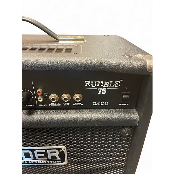 Used Fender Rumble 75 75W 1x12 Bass Combo Amp