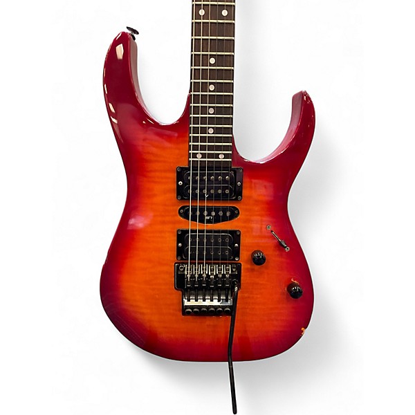 Vintage 1991 Ibanez RG570 SUNBURST Solid Body Electric Guitar
