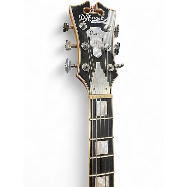 Used D'Angelico Premier Series DC XT Iced Tea Hollow Body Electric Guitar