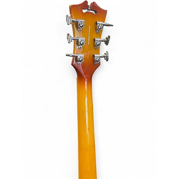 Used D'Angelico Premier Series DC XT Iced Tea Hollow Body Electric Guitar