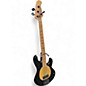 Used Sterling by Music Man Pete Wentz Signature Stingray Black Electric Bass Guitar thumbnail