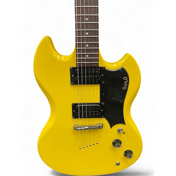 Used Guild Polara Yellow Solid Body Electric Guitar