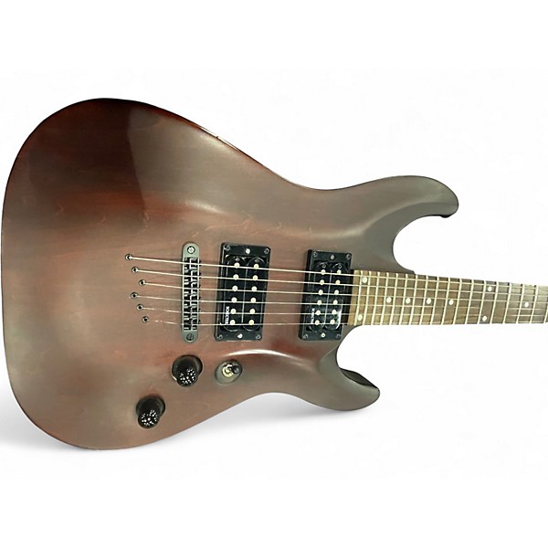 Used Schecter Guitar Research Omen 6 SATIN WALNUT Solid Body Electric Guitar