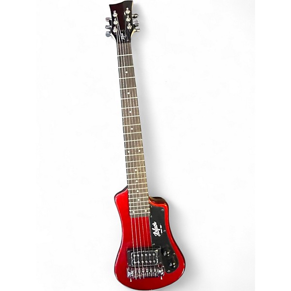 Used Hofner Shorty Red Electric Guitar
