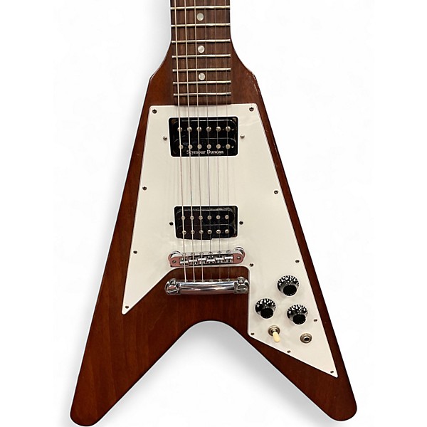 Used 2005 Gibson Flying V Faded Worn Brown Solid Body Electric Guitar