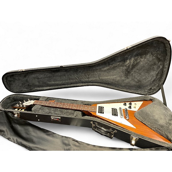 Used 2005 Gibson Flying V Faded Worn Brown Solid Body Electric Guitar
