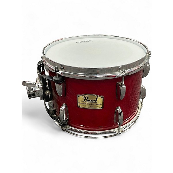 Used Pearl 4 Piece Session Studio Classic Red Drum Kit