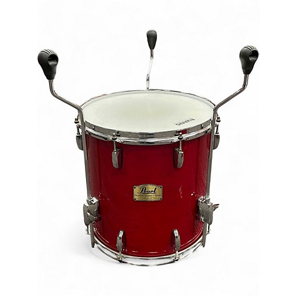 Used Pearl 4 Piece Session Studio Classic Red Drum Kit