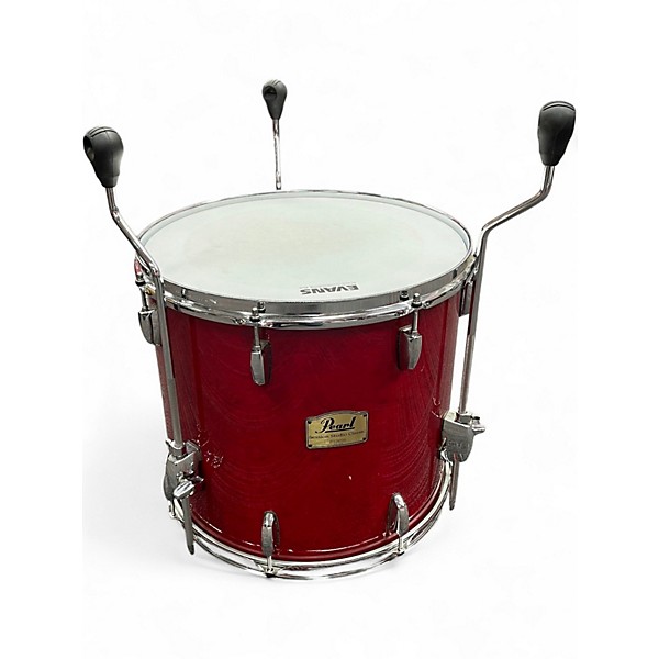 Used Pearl 4 Piece Session Studio Classic Red Drum Kit