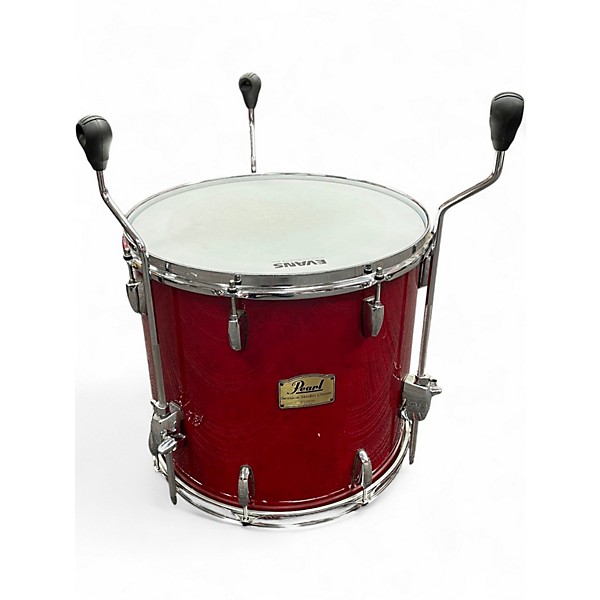 Used Pearl 3 Piece Session Studio Classic Red Drum Kit