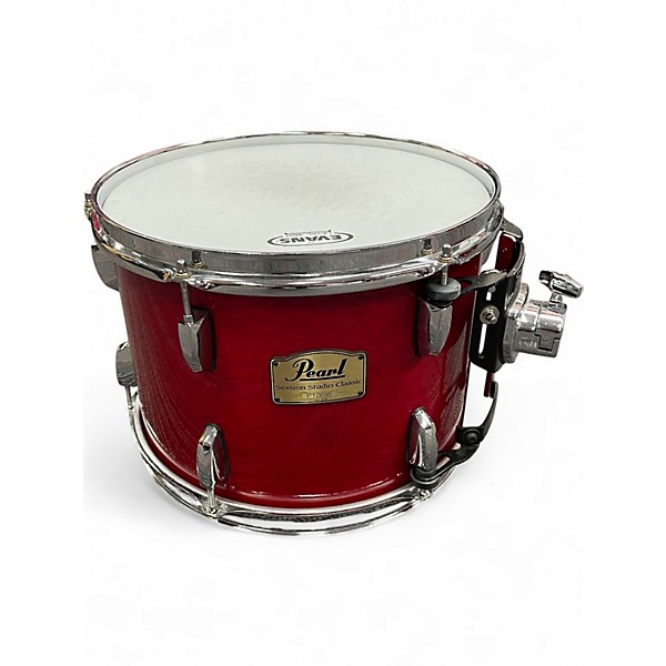 Used Pearl 3 Piece Session Studio Classic Red Drum Kit