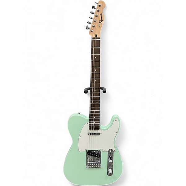 Used Squier Telecaster Seafoam Green Solid Body Electric Guitar