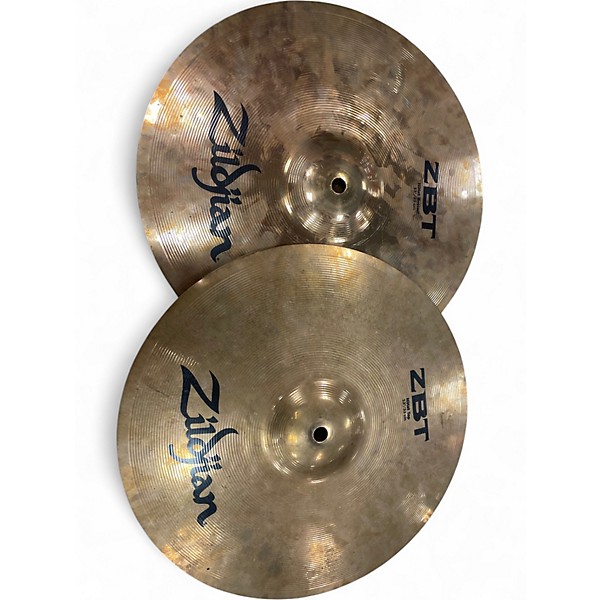Used Zildjian 13in ZBT Hi Hats Pair Cymbal