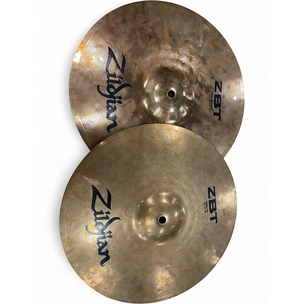 Used Zildjian 13in ZBT Hi Hats Pair Cymbal