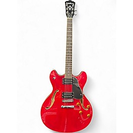Used Washburn HB30 Cherry Hollow Body Electric Guitar