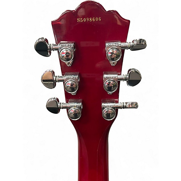 Used Washburn HB30 Cherry Hollow Body Electric Guitar
