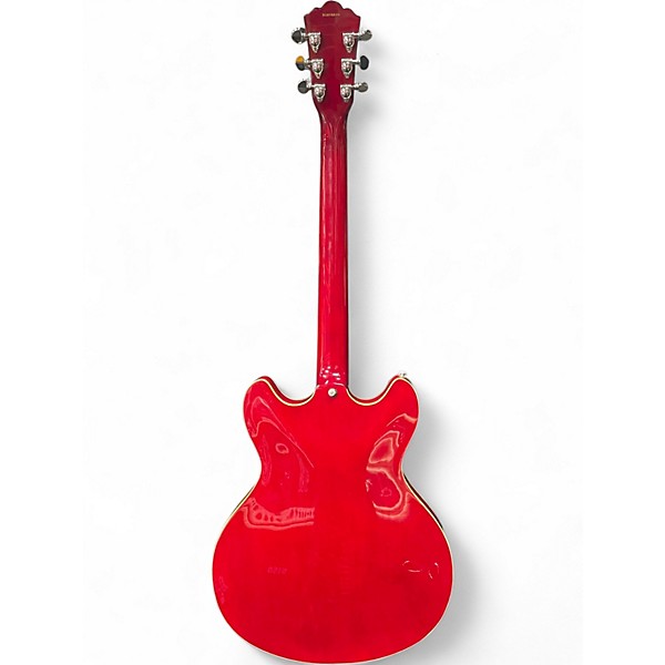 Used Washburn HB30 Cherry Hollow Body Electric Guitar