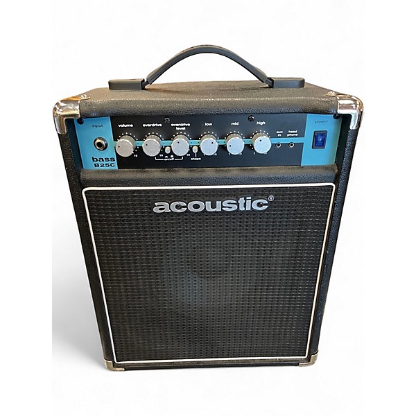 Used Acoustic B25C 1x8 25W Bass Combo With Tilt-Back Cab Bass Combo Amp