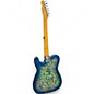 Used Fender Vintage Custom 1968 Blue Flower Telecaster Blue Flower Solid Body Electric Guitar