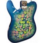 Used Fender Vintage Custom 1968 Blue Flower Telecaster Blue Flower Solid Body Electric Guitar