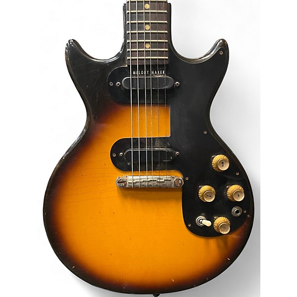 Vintage 1963 Gibson Les Paul Melody Maker Vintage Sunburst Solid Body Electric Guitar
