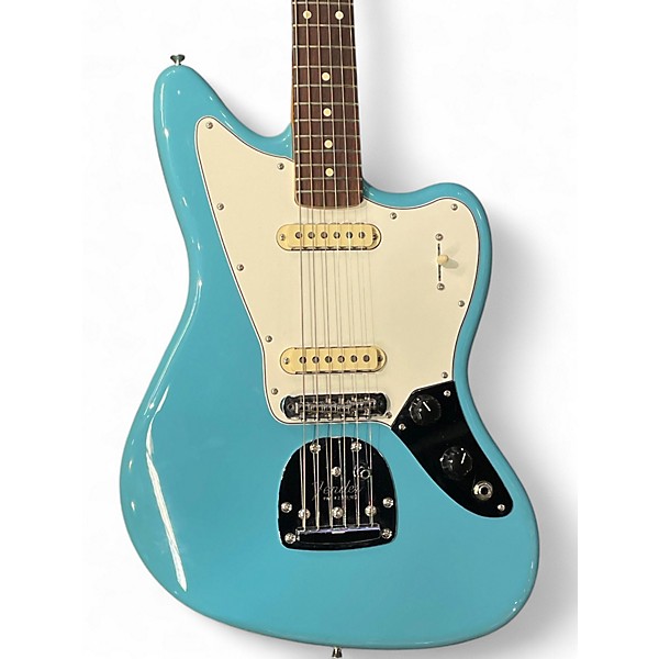 Used 2024 Fender Player II Jaguar Aquatone Blue Solid Body Electric Guitar