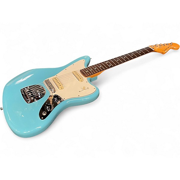 Used 2024 Fender Player II Jaguar Aquatone Blue Solid Body Electric Guitar