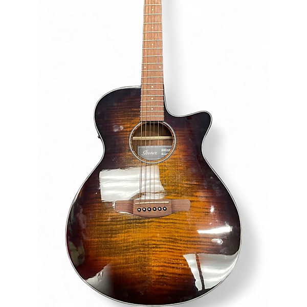 Used Ibanez AEG70 Tobacco Burst Acoustic Electric Guitar