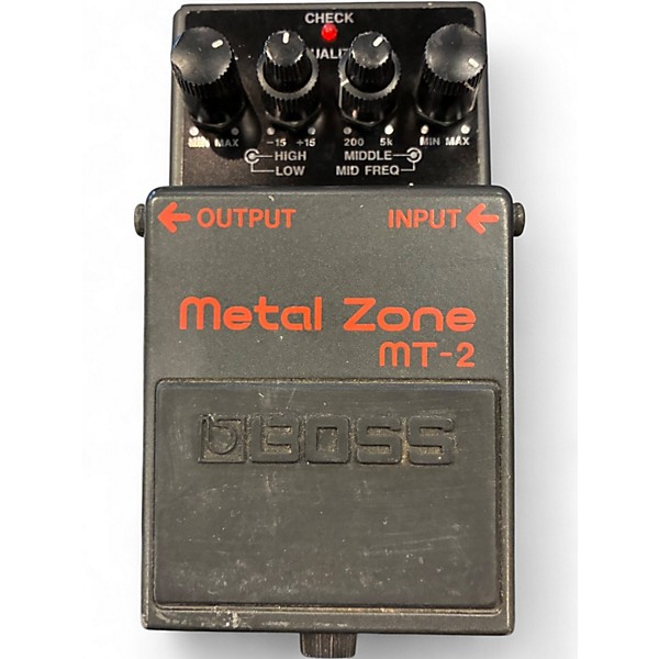 Used BOSS MT2 Metal Zone Distortion Effect Pedal