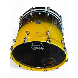 Used Mapex 7 Piece Saturn Studioease 6 Piece Sulphur Fade Drum Kit