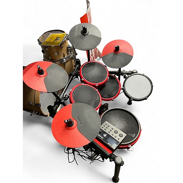 Used Alesis NITRO MAX SPECIAL EDITION RED Electric Drum Set