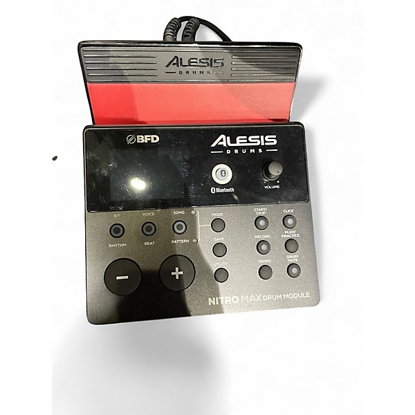 Used Alesis NITRO MAX SPECIAL EDITION RED Electric Drum Set