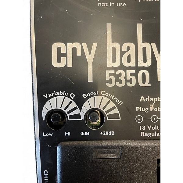 Used Dunlop 535Q Cry Baby Multi-Wah Effect Pedal