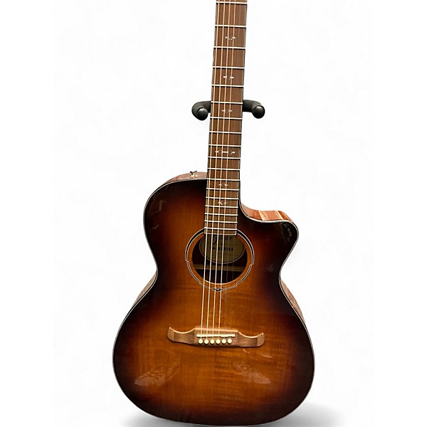 Used Fender FA345CE Auditorium Tea Burst Acoustic Electric Guitar