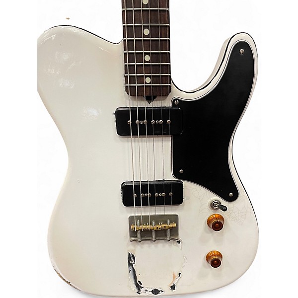 Used Palir TITAN W/ SLIDER P90'S Arctic White Solid Body Electric Guitar