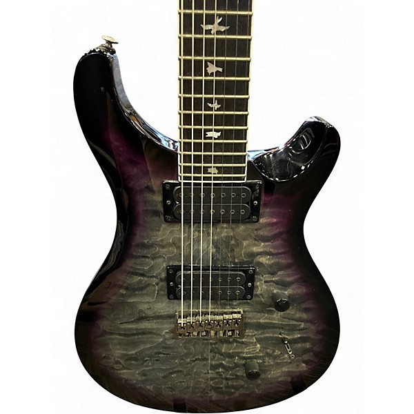 Used PRS SE Mark Holcomb Trans Black Solid Body Electric Guitar