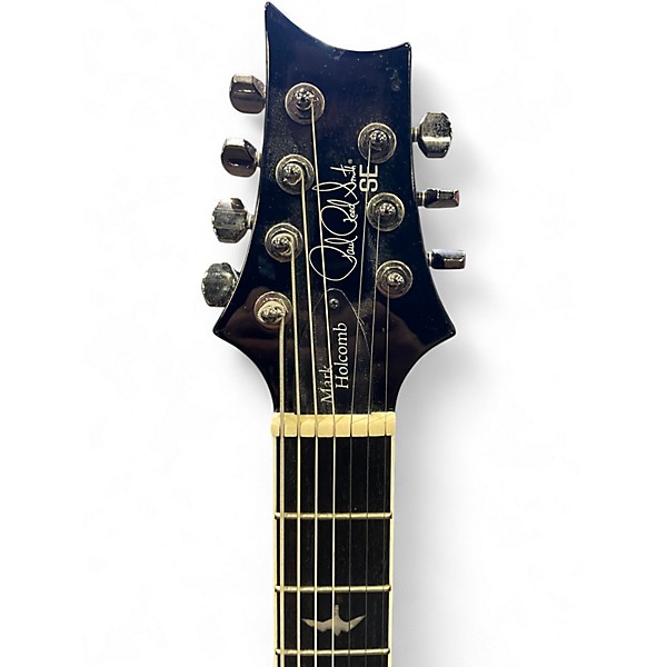 Used PRS SE Mark Holcomb Trans Black Solid Body Electric Guitar